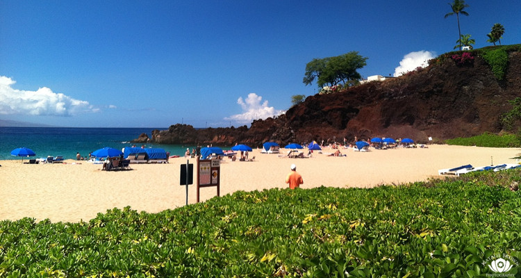 Kaanapali shoreline and water view